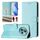 Custodia per telefono in pelle con stampa a nido d'ape RFID per Honor Magic5 Pro (verde menta) Custodia per telefono in pelle con stampa a nido d'ape RFID per Honor Magic5 Pro (verde menta)
