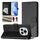 Custodia per telefono in pelle con stampa a nido d'ape RFID per Honor Magic6 Pro 5G (nera) Custodia per telefono in pelle con stampa a nido d'ape RFID per Honor Magic6 Pro 5G (nera)