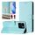 Custodia per telefono in pelle con stampa a nido d'ape RFID per Honor X6a 4G (verde menta) Custodia per telefono in pelle con stampa a nido d'ape RFID per Honor X6a 4G (verde menta)