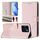 Per Honor X6a 4G Custodia per telefono in pelle con stampa a nido d'ape RFID (rosa) Per Honor X6a 4G Custodia per telefono in pelle con stampa a nido d'ape RFID (rosa)