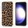 Per Samsung Galaxy S23 FE 5G Nano Plating Custodia per telefono con stampa leopardata (marrone) Per Samsung Galaxy S23 FE 5G Nano Plating Custodia per telefono con stampa leopardata (marrone)