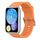 Per Huawei Watch Fit cinturino in silicone tinta unita (arancione)
