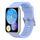 Per Huawei Watch Fit cinturino in silicone tinta unita (azzurro)