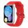 Per Huawei Watch Fit cinturino in silicone tinta unita (rosso)
