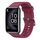 Per Huawei Watch Fit cinturino in silicone tinta unita edizione speciale (vino rosso) Per Huawei Watch Fit cinturino in silicone tinta unita edizione speciale (vino rosso)