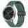 Per cinturino in silicone con chiusura magnetica pieghevole Garmin VivoMove Luxe da 20 mm (verde scuro)