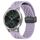Per cinturino in silicone con chiusura magnetica pieghevole Garmin VivoMove Luxe da 20 mm (viola)