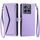 Per Motorola Edge 50 Neo Portafoglio Multi-Slot per Scheda Custodia in Pelle per Telefono con Lanyard (Viola) Per Motorola Edge 50 Neo Portafoglio Multi-Slot per Scheda Custodia in Pelle per Telefono con Lanyard (Viola)