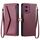 Per Motorola Moto G55 Portafoglio Multi-Slot per Scheda Custodia in Pelle per Telefono con Laccetto (Rosso Vino) Per Motorola Moto G55 Portafoglio Multi-Slot per Scheda Custodia in Pelle per Telefono con Laccetto (Rosso Vino)