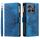 Per Motorola Edge 50 Neo Multi-Card Totem Zipper Custodia in pelle per telefono (blu) Per Motorola Edge 50 Neo Multi-Card Totem Zipper Custodia in pelle per telefono (blu)