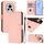 Custodia per telefono in pelle tinta unita For Honor Magic6 Skin Feel con cordino (rosa) Custodia per telefono in pelle tinta unita For Honor Magic6 Skin Feel con cordino (rosa)