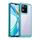 Custodia per telefono in TPU ibrida acrilica serie Colorful per Honor X6a (blu trasparente) Custodia per telefono in TPU ibrida acrilica serie Colorful per Honor X6a (blu trasparente)