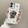 Per iPhone 16 Custodia per telefono in TPU con catena a specchio color crema (beige) Per iPhone 16 Custodia per telefono in TPU con catena a specchio color crema (beige)