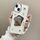 Per iPhone 14 Plus Custodia per telefono in TPU con catena a specchio color crema (beige) Per iPhone 14 Plus Custodia per telefono in TPU con catena a specchio color crema (beige)