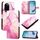 Per Huawei nova 13 Pro PT003 Custodia in pelle con motivo in marmo (rosa, viola, oro) Per Huawei nova 13 Pro PT003 Custodia in pelle con motivo in marmo (rosa, viola, oro)