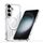 Custodia trasparente magnetica MagSafe per Samsung Galaxy S25 5G (bianca)