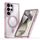 Custodia trasparente magnetica MagSafe per Samsung Galaxy S25 Ultra 5G (rosa) Custodia trasparente magnetica MagSafe per Samsung Galaxy S25 Ultra 5G (rosa)