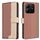 Per Redmi Note 14 4G Custodia per telefono in pelle antifurto RFID abbinata ai colori (marrone) Per Redmi Note 14 4G Custodia per telefono in pelle antifurto RFID abbinata ai colori (marrone)