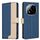 Per Redmi Note 14 Pro 4G Custodia per telefono in pelle antifurto RFID abbinata ai colori (blu) Per Redmi Note 14 Pro 4G Custodia per telefono in pelle antifurto RFID abbinata ai colori (blu)