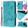 Custodia in pelle antifurto RFID con motivo a rose in rilievo per Realme 14 Pro 5G (azzurro) Custodia in pelle antifurto RFID con motivo a rose in rilievo per Realme 14 Pro 5G (azzurro)