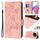 Custodia in pelle antifurto RFID con motivo a rose in rilievo per Realme 14 Pro 5G (rosa) Custodia in pelle antifurto RFID con motivo a rose in rilievo per Realme 14 Pro 5G (rosa)