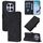 Custodia a tracolla in pelle con stampa 3D per Redmi Note 14 Pro 5G (nera) Custodia a tracolla in pelle con stampa 3D per Redmi Note 14 Pro 5G (nera)