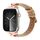 Per Apple Watch 46mm / 49mm / 45mm / 44mm Cinturino per orologio in vera pelle con fibbia a forma di X e trama a pois (cachi) Per Apple Watch 46mm / 49mm / 45mm / 44mm Cinturino per orologio in vera pelle con fibbia a forma di X e trama a pois (cachi)