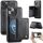 Per iPhone 13 AutSpace A13 MagSafe Magnetic RFID Flip Card Bag Custodia per telefono (nero) Per iPhone 13 AutSpace A13 MagSafe Magnetic RFID Flip Card Bag Custodia per telefono (nero)