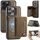 Per iPhone 12 Pro Max AutSpace A13 MagSafe Magnetico RFID Flip Card Bag Custodia per telefono (caffè) Per iPhone 12 Pro Max AutSpace A13 MagSafe Magnetico RFID Flip Card Bag Custodia per telefono (caffè)