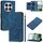 Per Redmi Note 14 Pro+ 5G Custodia per telefono in pelle goffrata con cordino (blu) Per Redmi Note 14 Pro+ 5G Custodia per telefono in pelle goffrata con cordino (blu)