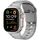 Per Apple Watch 46mm / 49mm / 45mm / 44mm Cinturino per orologio in silicone multiforo bicolore con un solo chiodo (grigio) Per Apple Watch 46mm / 49mm / 45mm / 44mm Cinturino per orologio in silicone multiforo bicolore con un solo chiodo (grigio)