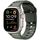 Per Apple Watch 46mm / 49mm / 45mm / 44mm Cinturino per orologio in silicone multiforo bicolore con un solo chiodo (verde militare) Per Apple Watch 46mm / 49mm / 45mm / 44mm Cinturino per orologio in silicone multiforo bicolore con un solo chiodo (verde militare)