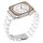 Per Apple Watch 42mm / 41mm / 40mm / 38mm Cinturino per orologio in resina a tre perle con rombi a vita piccola (trasparente) Per Apple Watch 42mm / 41mm / 40mm / 38mm Cinturino per orologio in resina a tre perle con rombi a vita piccola (trasparente)