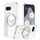 Custodia per telefono con supporto magnetico MagSafe a 360 gradi, effetto satinato, per Google Pixel 9a (argento) Custodia per telefono con supporto magnetico MagSafe a 360 gradi, effetto satinato, per Google Pixel 9a (argento)