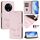 Custodia in pelle con stampa Smile Embossing RFID per Realme 14 Pro 5G (rosa) Custodia in pelle con stampa Smile Embossing RFID per Realme 14 Pro 5G (rosa)