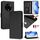 Custodia in pelle con stampa RFID per Realme 14 Pro+ 5G Smile Embossing (nera) Custodia in pelle con stampa RFID per Realme 14 Pro+ 5G Smile Embossing (nera)