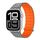 Per Apple Watch 46mm / 49mm / 45mm / 44mm AW-AP Cinturino magnetico in silicone bicolore (grigio arancione) Per Apple Watch 46mm / 49mm / 45mm / 44mm AW-AP Cinturino magnetico in silicone bicolore (grigio arancione)