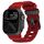 Per Apple Watch 46mm / 49mm / 45mm / 44mm Wild Path Cinturino in silicone spesso con fibbia nera (rosso) Per Apple Watch 46mm / 49mm / 45mm / 44mm Wild Path Cinturino in silicone spesso con fibbia nera (rosso)