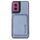 Per Motorola Moto G55 Custodia per telefono cellulare MagSafe in pelle e fibra di carbonio (blu) Per Motorola Moto G55 Custodia per telefono cellulare MagSafe in pelle e fibra di carbonio (blu)