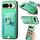 Custodia per telefono con inserto laterale in pelle con anello a croce retrò per Google Pixel 7 Pro MagSafe (verde) Custodia per telefono con inserto laterale in pelle con anello a croce retrò per Google Pixel 7 Pro MagSafe (verde)