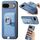 Custodia per telefono con inserto laterale in pelle con anello a croce retrò per Google Pixel 7 MagSafe (blu) Custodia per telefono con inserto laterale in pelle con anello a croce retrò per Google Pixel 7 MagSafe (blu)