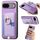 Custodia per telefono con inserto laterale in pelle con anello a croce retrò per Google Pixel 7 MagSafe (viola) Custodia per telefono con inserto laterale in pelle con anello a croce retrò per Google Pixel 7 MagSafe (viola)