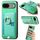 Custodia per telefono con inserto laterale in pelle con anello a croce retrò per Google Pixel 7 MagSafe (verde) Custodia per telefono con inserto laterale in pelle con anello a croce retrò per Google Pixel 7 MagSafe (verde)