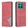 Per Honor X8c 4G Custodia per telefono in pelle magnetica con trama a rombo (rosso) Per Honor X8c 4G Custodia per telefono in pelle magnetica con trama a rombo (rosso)