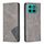 Per Honor X8c 4G Custodia per telefono in pelle magnetica con trama a rombo (grigio) Per Honor X8c 4G Custodia per telefono in pelle magnetica con trama a rombo (grigio)