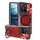Per Honor X5b Plus / X5b 4G CD Texture Custodia per telefono con supporto magnetico scorrevole Camshield (rosso) Per Honor X5b Plus / X5b 4G CD Texture Custodia per telefono con supporto magnetico scorrevole Camshield (rosso)
