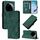 Custodia a tracolla in pelle con stampa 3D per Xiaomi 15 Ultra (verde)