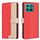 Per Honor X8c 4G Custodia per telefono in pelle antifurto RFID abbinata ai colori (rossa)