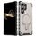 Per Samsung Galaxy S25 Ultra 5G Straship Custodia per telefono ibrida in TPU magnetico per PC (oro) Per Samsung Galaxy S25 Ultra 5G Straship Custodia per telefono ibrida in TPU magnetico per PC (oro)