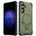Per Samsung Galaxy S25 / S24 5G Straship Custodia per telefono ibrida in TPU magnetico per PC (verde militare) Per Samsung Galaxy S25 / S24 5G Straship Custodia per telefono ibrida in TPU magnetico per PC (verde militare)